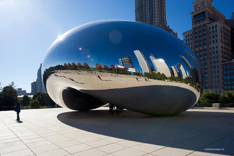 20081030_124039 D3 2x3 P1 srgb.jpg - Views of Cloud Gate which provides stunning reflections of the surrounding buidings